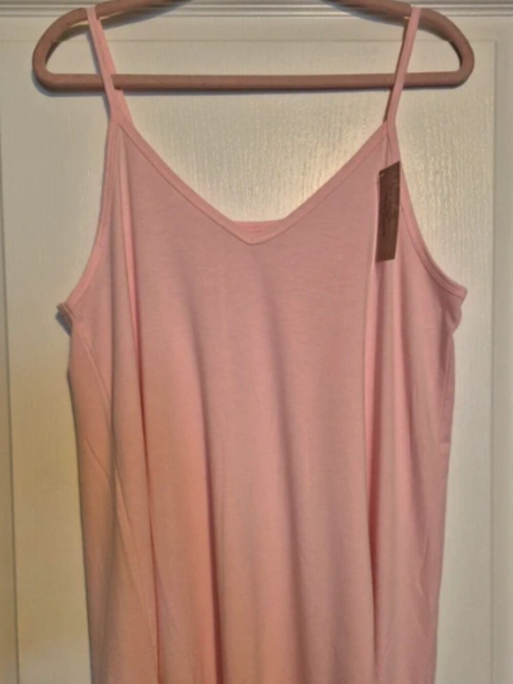 Zenana cami tank light pink size 1xl